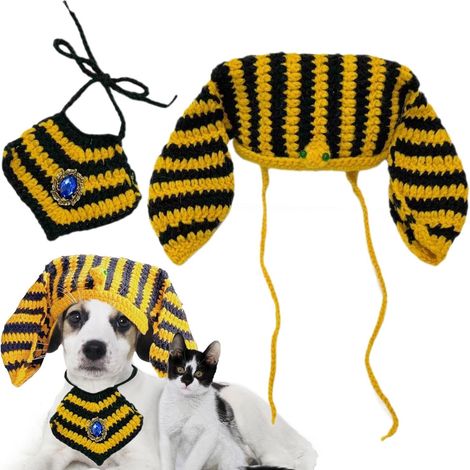 Dog Pharaoh Costume Funny Egyptian Cat Costume Hat Party (1/5)