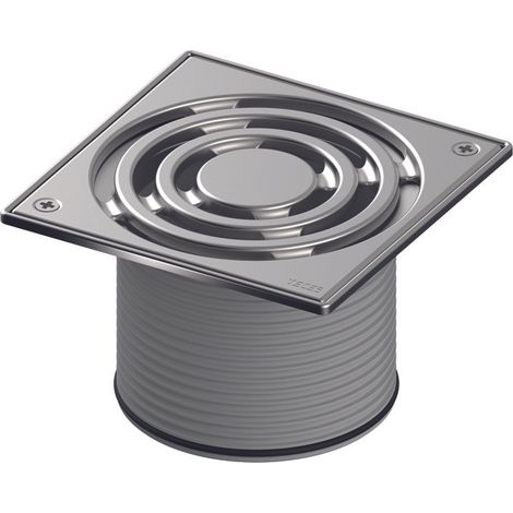 TECEdrainpoint S cadre de grille, acier inoxydable, 142x142mm, y