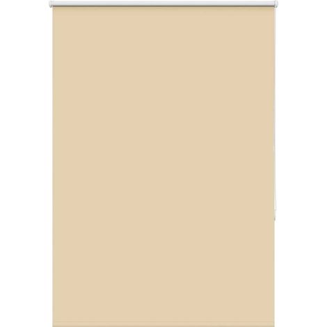 Verdunkelungsrollo Beige 100x175cm Stoffbreite 95,7cm Polyester