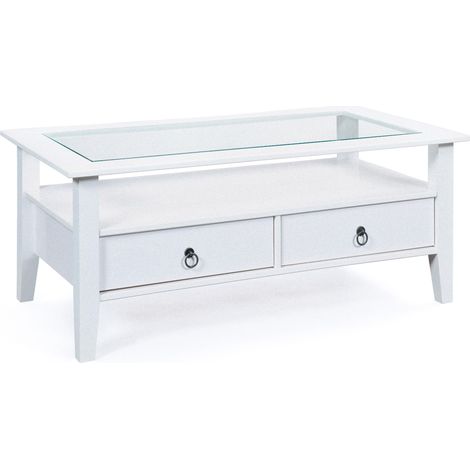 Couchtisch - Weiß 115x60x45h cm (1/5)