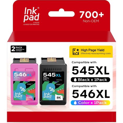 Cartouche PG-545XL CL-546XL Remplacement pour Canon (1/5)