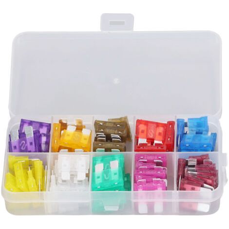 80pcs Automotive Fuse Assortment Kit Plug-in Type Medium Size for Car Marine RV Motorcycle (1/5)