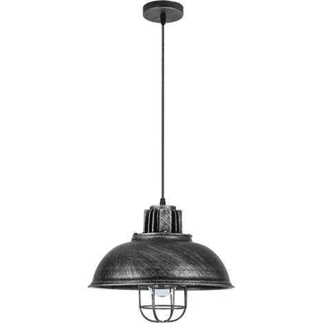 FAB 132191010 Ciondolo Emu 1xe27 Rustico-Argento Regx33x33 Cm (1/2)