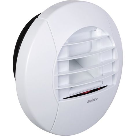 Anjos Ventilation – Bouche VMC hygroréglable 5/40 – Débit 10/120 m³/h – Pour espaces confinés – Technologie HCE03 (1/2)
