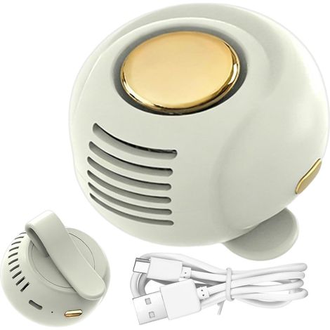 Ventilateur à pince sans lame rechargeable 360° réglable, ventilateur portable personnel pour maison, voyage, camping, randonnée. (1/5)