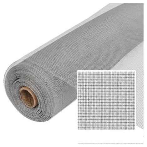 RETE PER ZANZARIERA IN ALLUMINIO 63 H. 150 cm - Rotolo 30 mt