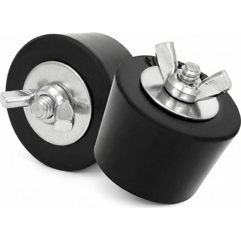 2PCS Bouchons d'Hivernage pour Piscine 38-40mm, Bouchon Caoutchouc avec Écrou à Oreilles en Acier Inoxydable (1/5)