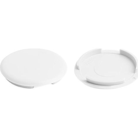 HERRAJES ALK canela 35 tapa embellecedor embutir ø35mm acabado blanco