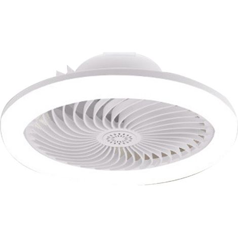 Ventilador de techo LED con mando a distancia y función de aromaterapia – 3 velocidades, iluminación regulable de 3200K a 6500K, 28 x 28 x 13 cm