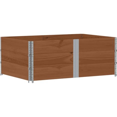 Maison Exclusive - Fioriera da Giardino Marrone 150x100 cm Legno Massello di Pino