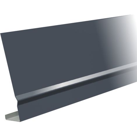 Habillage de bandeau en alu 2m avec pointe de diamant - BA6 - Hauteur 220 mm - ALUHOME