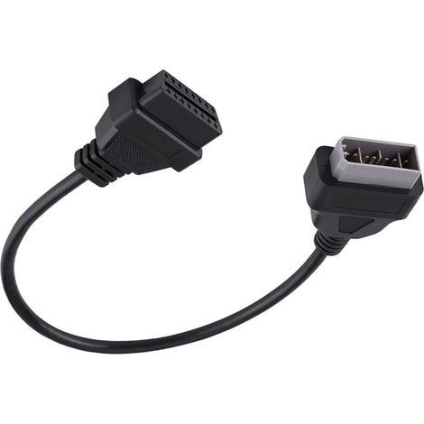 Câble de Diagnostic, Câble de Diagnostic de Connecteur Adaptateur OBD2 14 Broches à 16 Broches pour Nissan