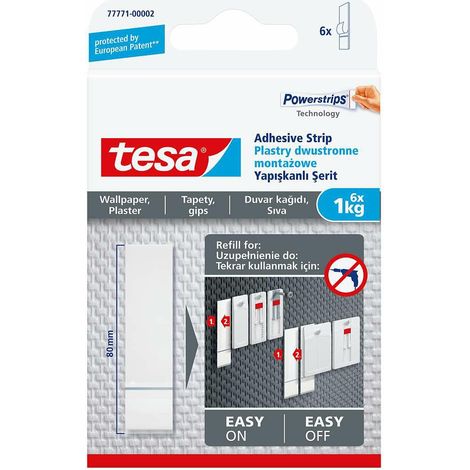 TESA PLASTRY MONTAŻOWE DO TAPET 1KG