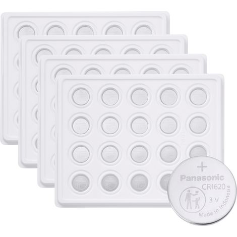 Panasonic Knopfzelle CR 1620 3 V 1200 St. 75 mAh Lithium CR1620 (1/3)