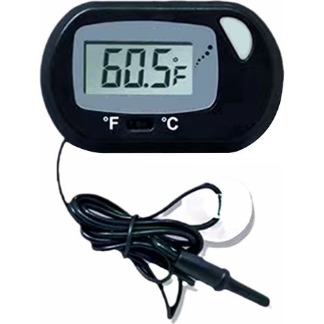 Thermomètre numérique d'aquarium, étanche, écran LCD, reptiles, sonde, mesure de température (1/5)
