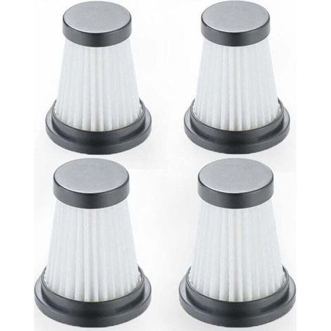 Lot de 4 filtres HEPA de rechange pour aspirateur sans fil pour Moosoo K12 K12 Pro K13, pour Genius Invictus One 1.0 X7 / 2.0, pour accessoires de filtre pour aspirateur à main Foxnovo 13KPA (1/5)