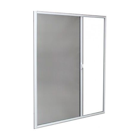 Volet Moustiquaire – Moustiquaire enroulable latérale en aluminium H220 cm x L130 cm – Toile en fibre de verre imputrescible – Protection anti-insectes efficace (1/5)