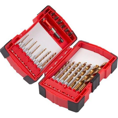 Accesorios taladro POWERPLUS set 21 piezas KRT064910 (1/2)