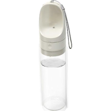 1000-ml-Wasserflasche für Hunde, tragbarer Wasserspender mit Hundenapf, ideal für Reisen und Spaziergänge.