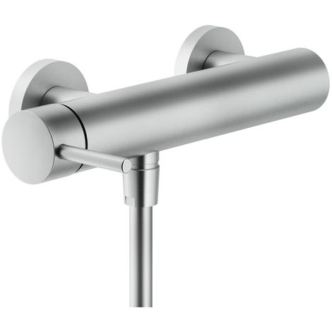 Einhand-AP-Brausebatterie Liveo.Brausegarnitur edelstahl Nobili