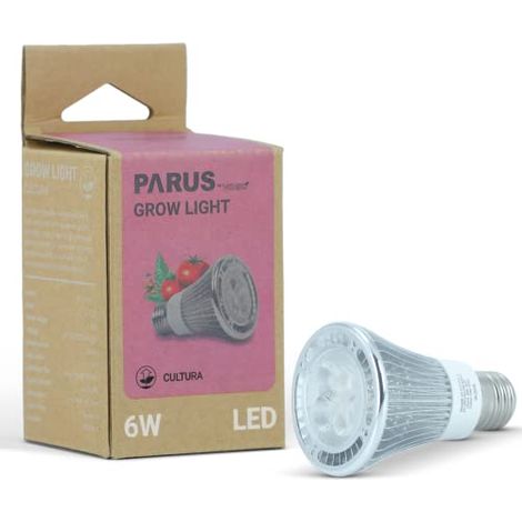 Parus LED Pflanzenlampe, Vollspektrum, E27 6W (1/5)