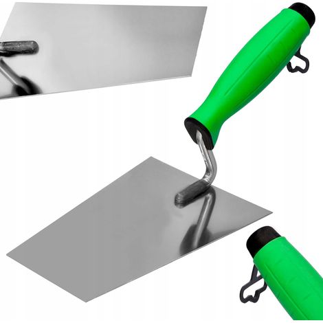 Llana trapezoidal, acero inoxidable, 160 GOMA