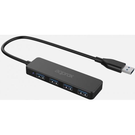 El APPC49 es un Hub USB que incluye 4 puertos USB 3.0 de entrada y salida USB 3.0.
Diseñado para aumentar la conectividad de tu PC.
Especificaciones:
