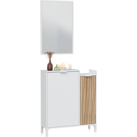 Recibidor Nitza Blanco Artik (Blanco Mate) - Natur (ancho) x 91cm (alto) (1/5)