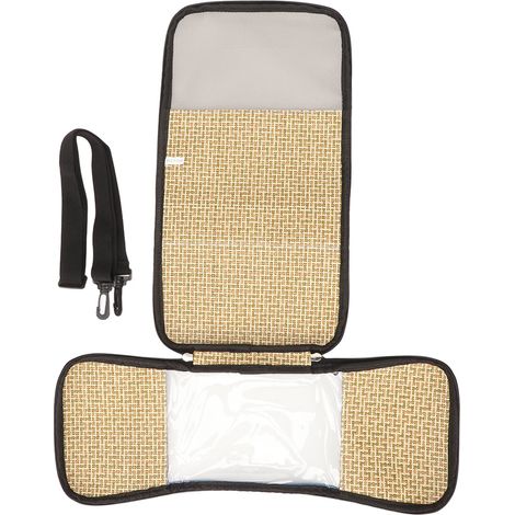 Cage de transport transparente, portable, légère et respirante pour perruches ondulées et petits oiseaux (bleue) (1/5)