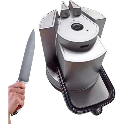 Aiguiseur De Couteaux Électrique,Aiguiseur De Couteaux De Cuisine de ciseaux à aiguiser les couteaux double face - de cuisine, outil d'affûtage rapide des couteaux, Gadgets de cui (1/5)