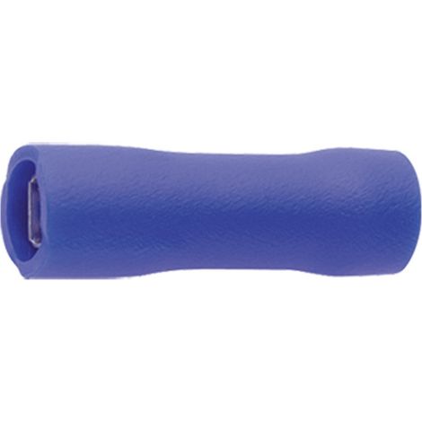 Klauke 8303V Flachsteckhülse Steckbreite: 4.8 mm Steckdicke: 0.8 mm 180 ° Vollisoliert Blau 1 St.