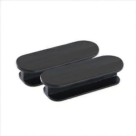 Lot de 2 poignées autocollantes noires pour placards et tiroirs de cuisine (1/5)