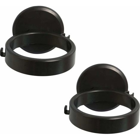 2 Pièces Support Mural pour Sèche-Cheveux, Porte-Sèche-Cheveux, Support pour Outils de Soin Des Cheveux Support Mural, Supports pour Sèche-Cheveux Avec Ventouse, pour Salle de Bain Et Toilettes (1/5)