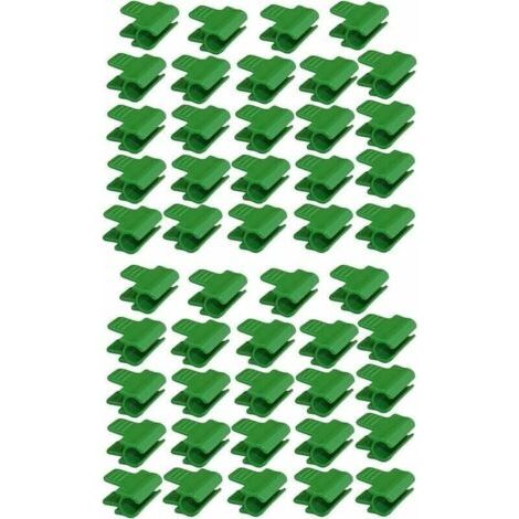 Lot de 48 colliers de serrage pour tuyau de jardin, accessoires de film d\'abri de jardin, diamtre extrieur 16 mm, piquets po (1/4)
