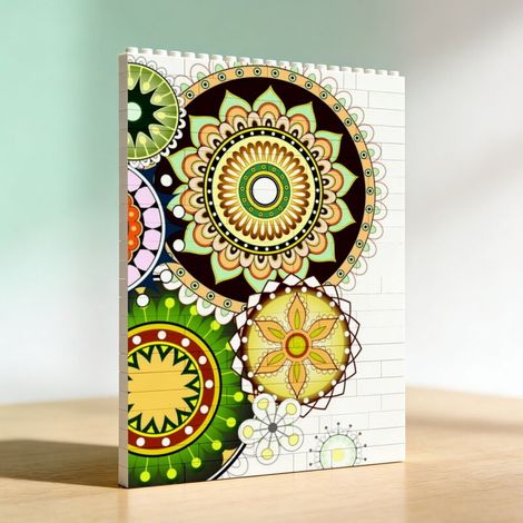 Cadre photo en blocs à monter, cadeaux pour la Saint‑Valentin et anniversaire (1/5)