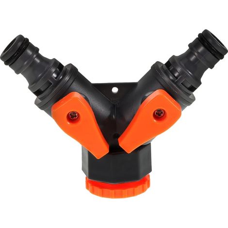 Séparateur de tuyau d'eau, raccords en t, séparateur de tuyau multiple pour nettoyeur à pression, interrupteur de vanne de dérivation (1/5)
