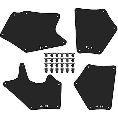 Ensemble de joints d'étanchéité pour tablier anti-éclaboussures (2007-2020) et tablier de doublure Sequoia avec clip U 53737-0C030, 53736-0C030 Noir (1/5)