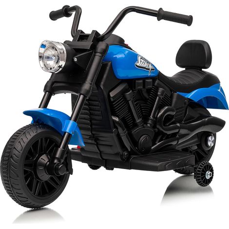 Moto électrique Enfants, Quad Électrique Enfant, 3 Roues, 6V Voiture Électrique pour Enfants avec LED Et Musique, Stoßdämpfung, Moto Enfant pour Enfants dès 18 Mois(Bleu) (1/5)