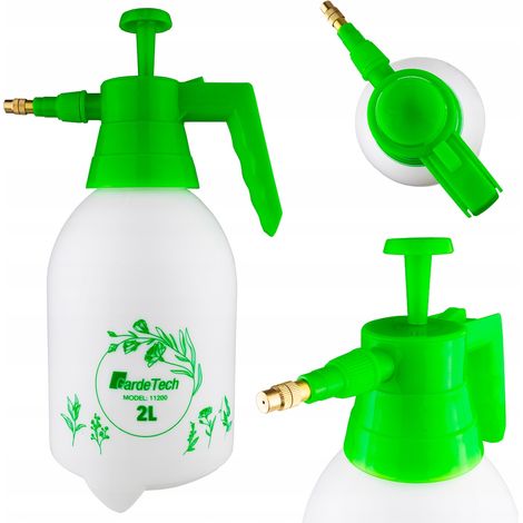 Pulverizador manual a presión Gardetech de 2 litros con boquilla ajustable (1/5)