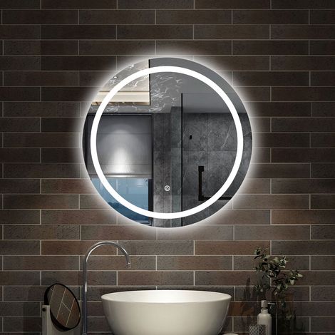 AICA - Specchio con led 60X60cm.Touch control + Antiappannamento + Dimmerabile (1/5)