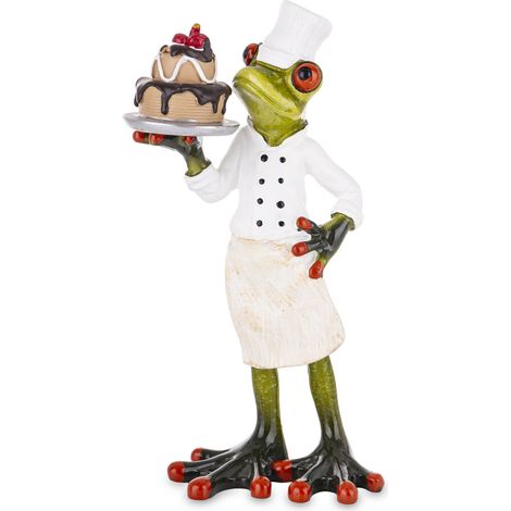 Froschfigur Herr Konditor 18,5 x 9,5 x 6 (1/5)