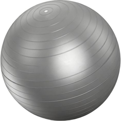 Ce ballon de gym/yoga épais mesure 65 cm de long, est gris et est fourni avec une pompe à air. Il peut être utilisé à la maison, au bureau et à la salle de sport.
