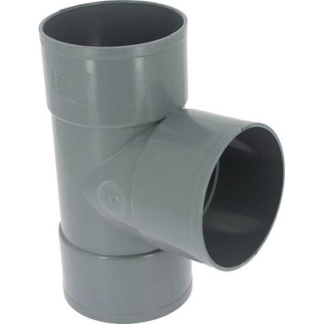 Adequa – Raccord d'évacuation PVC culotte femelle-femelle 87°30 – Diamètre 125mm – Pour installations sanitaires – Usage professionnel (1/2)