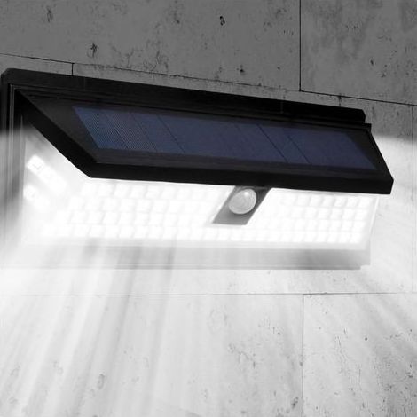 Solar-Wandleuchte mit Bewegungsmelder – 600 Lumen, mit folgenden Merkmalen: 600 l, Wandleuchte, Bewegungsmelder, Solar (1/5)