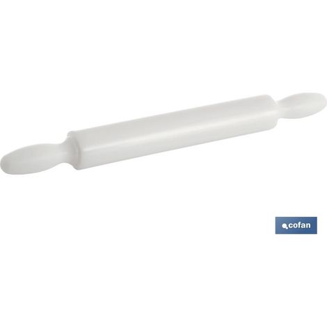 Mattarello per stendere gli impasti Bianco Dimensioni: 50 x 5 cm