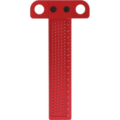 Aluminium-T-Winkel für Holzbearbeitung, Anzeichnen und Markieren, Messwerkzeug, Holzmarkierungswerkzeug T-160 (1/4)
