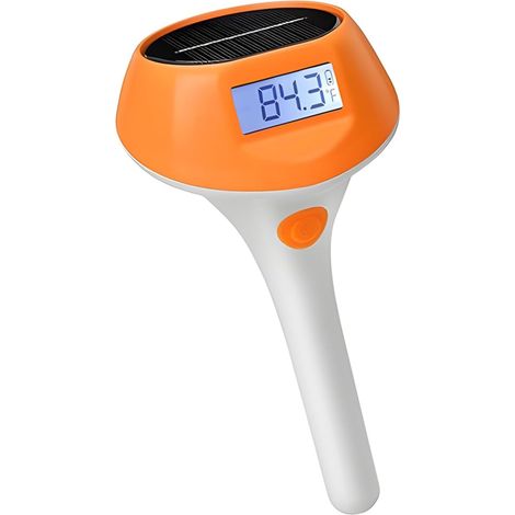 Lampe solaire flottante piscine thermographe marche arrêt automatique