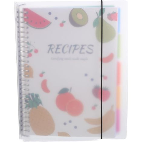 Carnet de recettes en spirale esthétique pour écrire vos propres recettes, livre de, classeur de recettes, planificateur pour organiser (1/5)