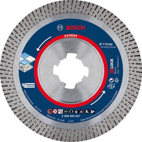 Bosch Expert HardCeramic disco de corte diamantado negro 115 mm