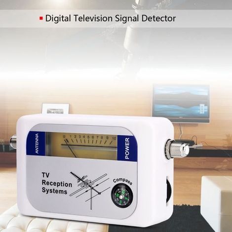 Détecteur de signal TV numérique - AKOZON - AKO7597847225428 - Rétroéclairage - Portable - Haute sensibilité (1/4)